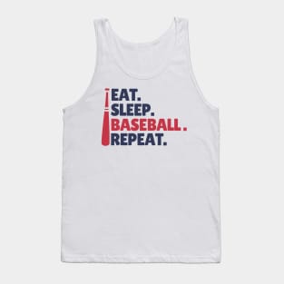 Eat Sleep Baseball Repeat Tank Top